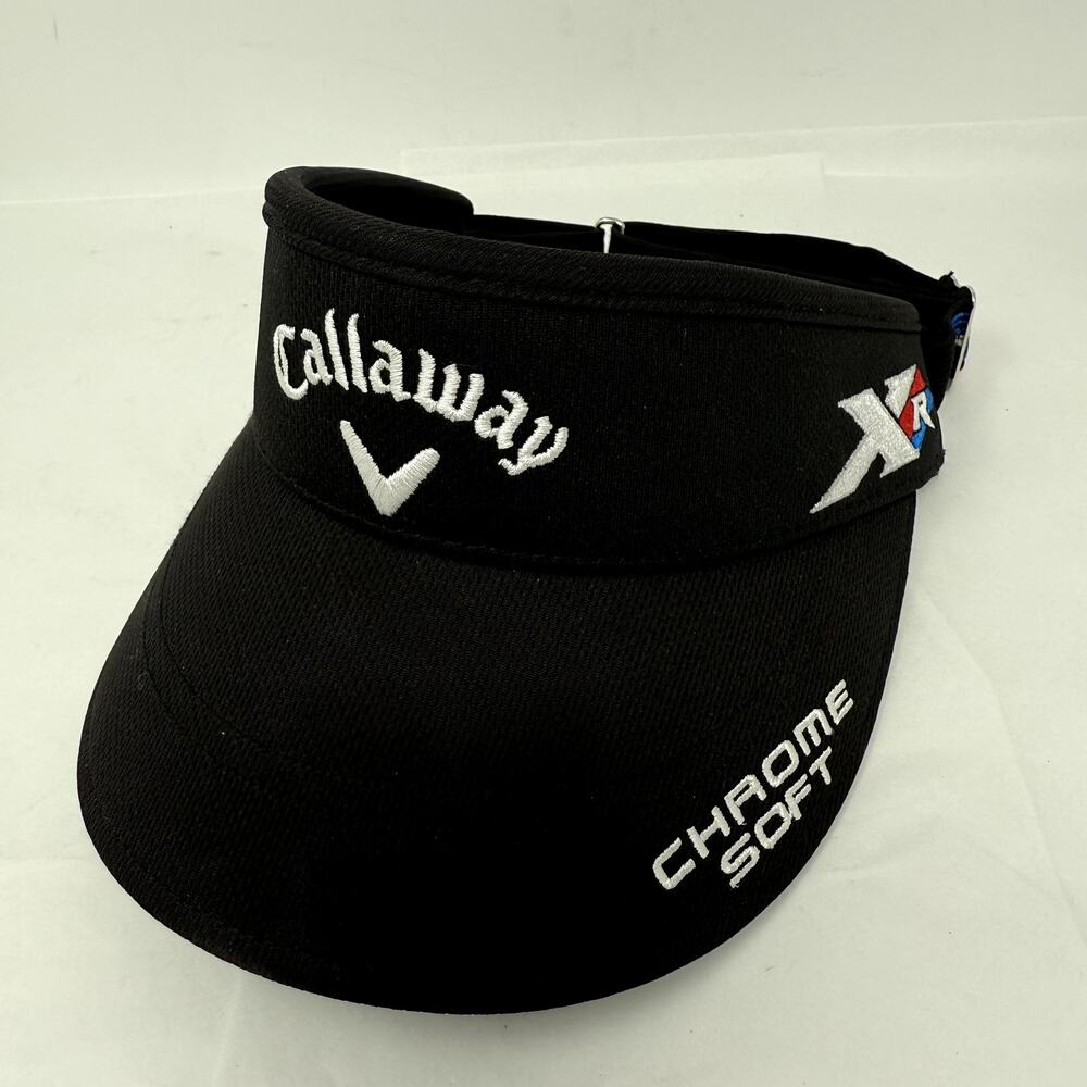 Callaway Chrome Soft Golf Hat Black Visor Cap Great Big Bertha Gorpcore Outdoor